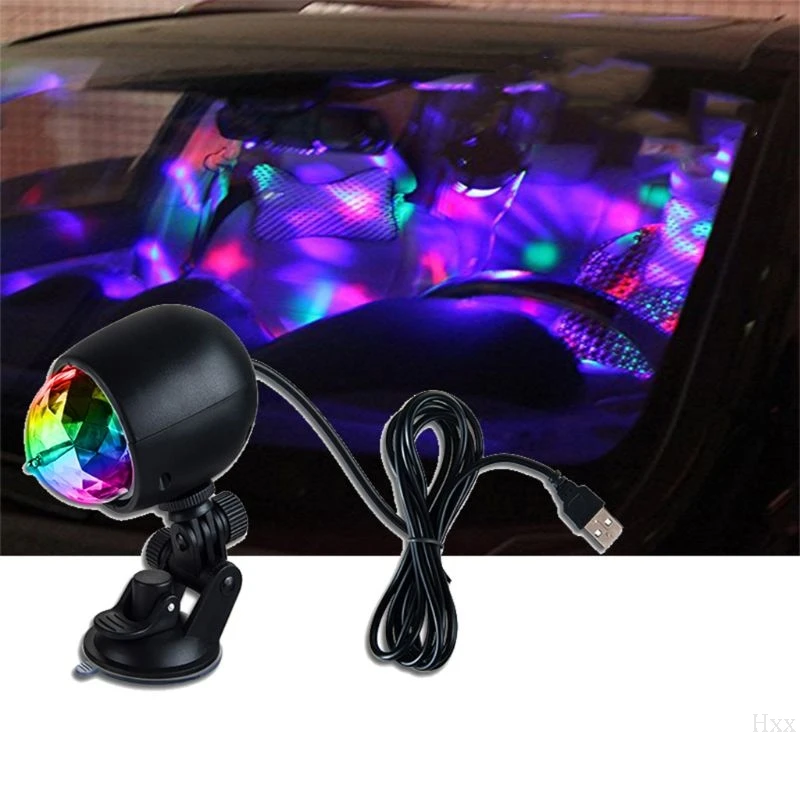 1 шт. Авто диско DJ сценическое освещение светодиодный RGB лампа с хрустальным шаром лампочка световой шар лазерный проектор лампа Вечерние