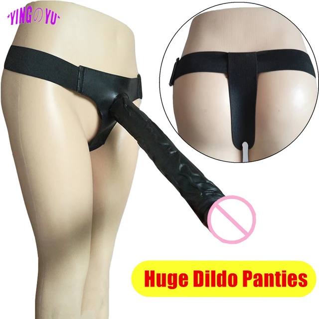 14inch 35cm Strap On Dildo Panties Huge Dildos Horse Penis Big Cock Dick  Vagina Anal Sex Toys for Women Lesbian Leather Harness - AliExpress
