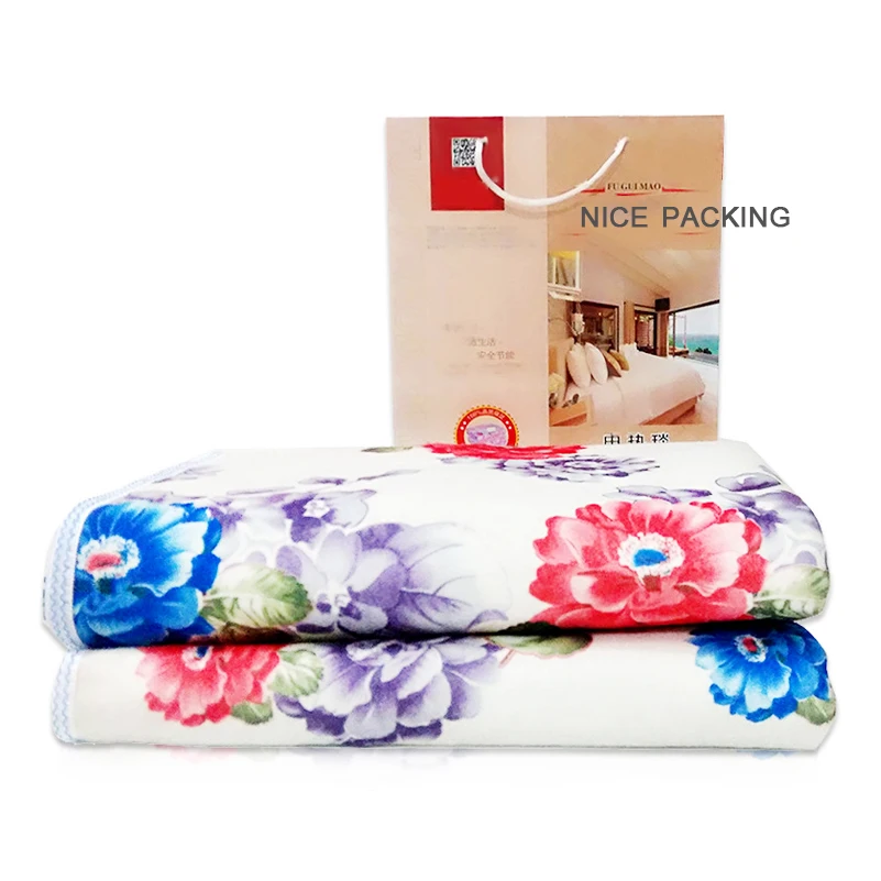 

220v Flannel Manta Electric Blanket Thicker Heater Body Warmer Heated Blanket Thermostat Electric Heating Blanket for beds