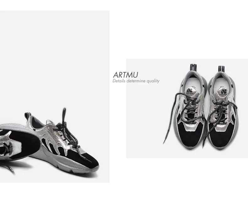 Artmu/оригинальная женская обувь; Новинка года; повседневная обувь; кроссовки; удобная обувь на шнуровке с ремешком
