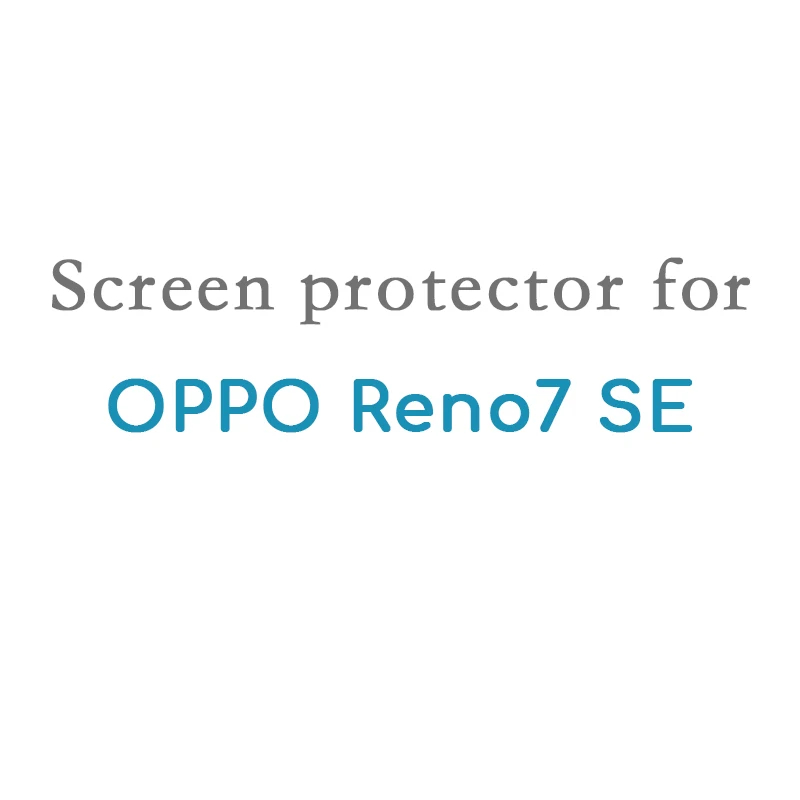 cell phone screen protector 9D Tempered Glass Screen Protector For OPPO Reno4 Reno7 Pro SE Scratch resistant Full Cover Protective film for Reno 4 7 Pro SE phone screen guard Screen Protectors