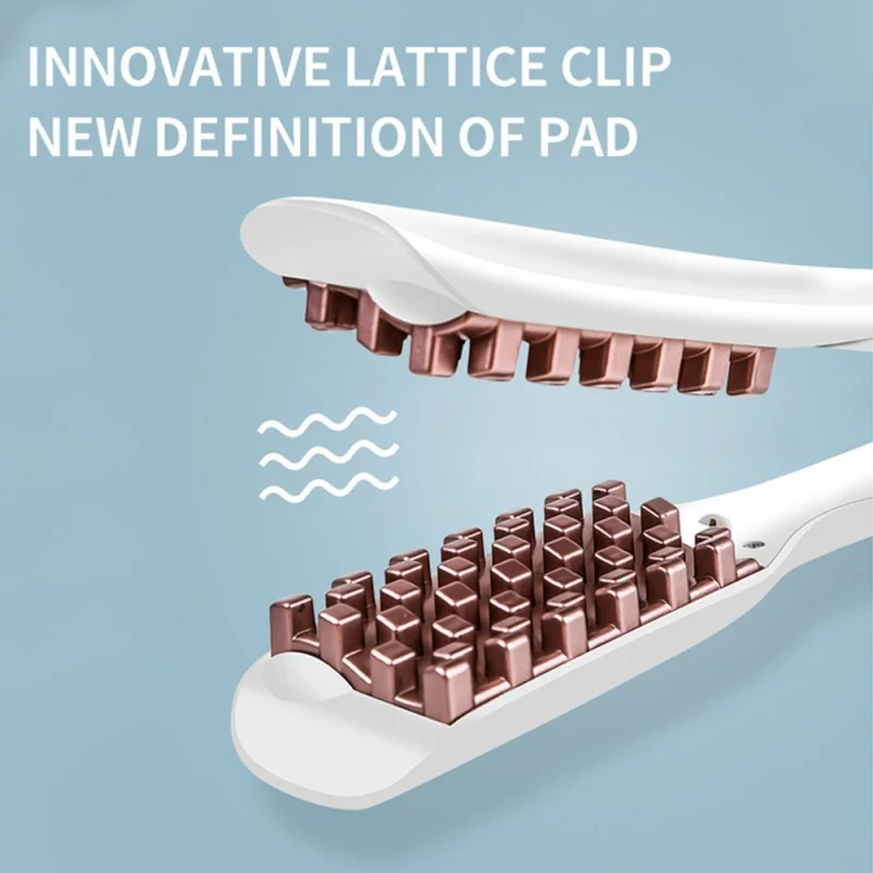 

Corn Splint Plaid Roll Hair Crimper Krultang Iron Curling Irons For Women Men Hairstyle Fluffy Dual-purpose Splint Curling Irons
