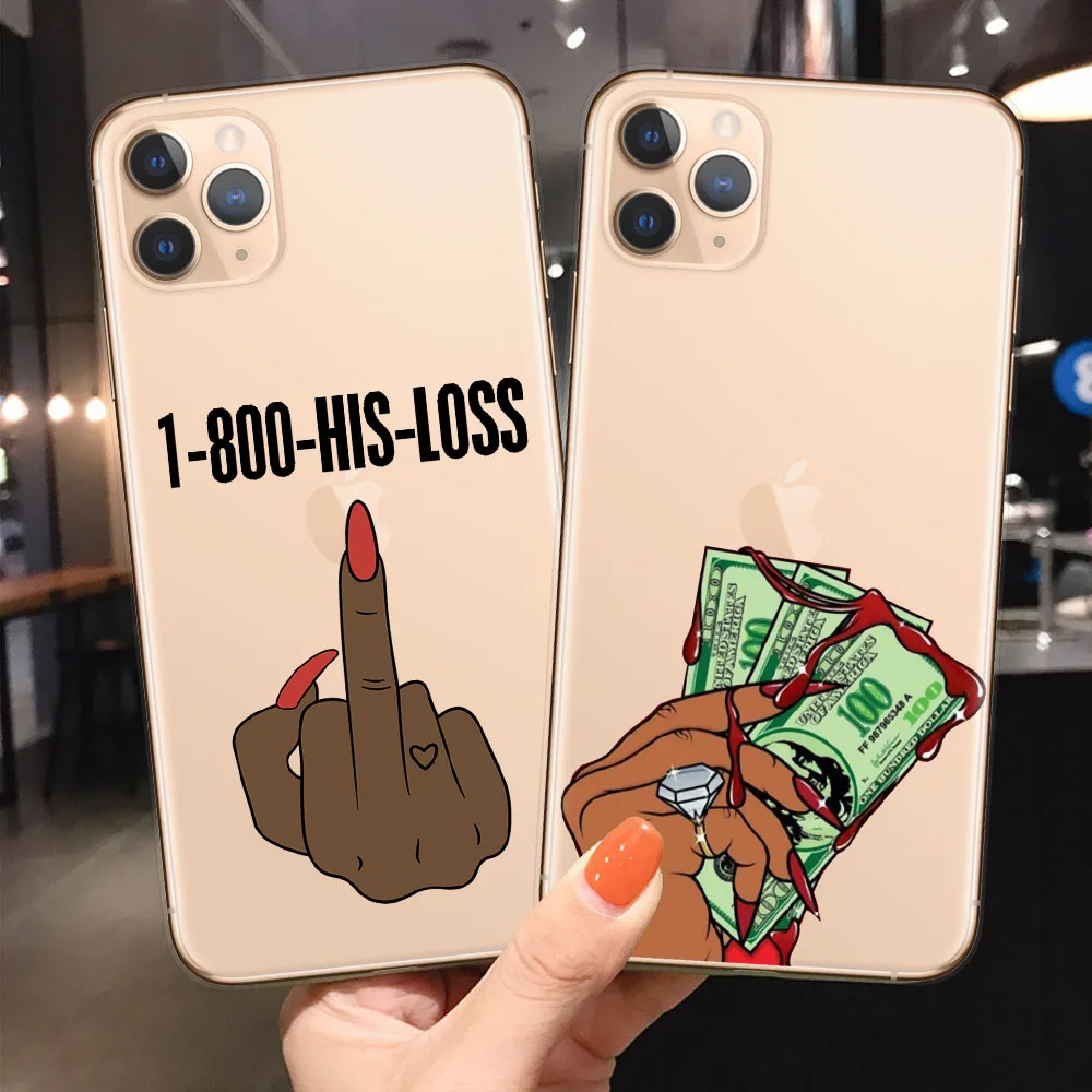 Чехол для телефона Funny Make Money Not Friends Черный силиконовый чехол iPhone 11 Pro Max X XR XS 8 7 6s Plus