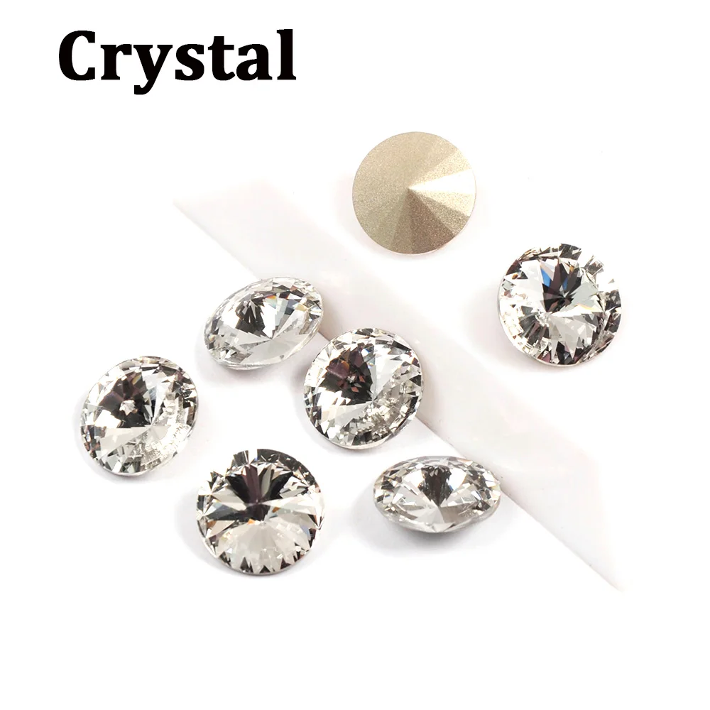 Crystal CTPA3bI k9 Стразы 1122 со стразами "риволи" Разноцветные пришивные камни Стекло шить на горный хрусталь с коготь DIY Костюмы аксессуары - Цвет: Crystal
