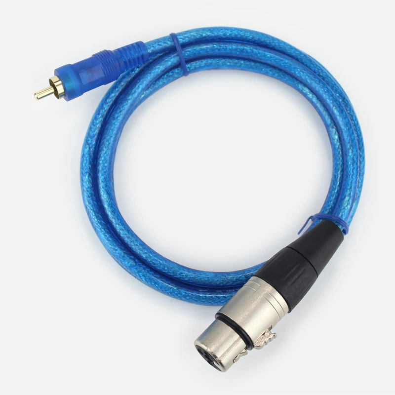 JINCHI позолоченный RCA к XLR сбалансированный линия высокочастотным аудио