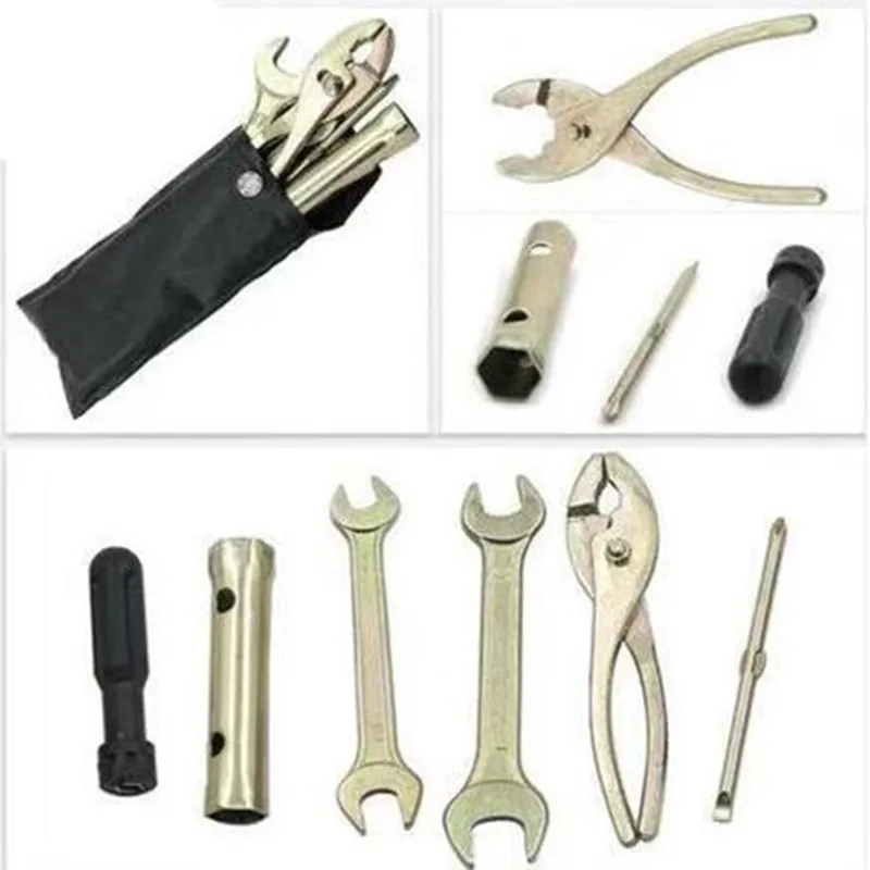 

Набор инструментов для ремонта мотоцикла 6 шт./лот, автоматические ручные инструменты, портативный инструмент для удаления, гаечный ключ, отвертка