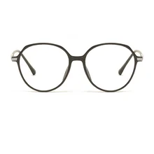 

Eyeglasses Computer Frames Round Transparent Glasses Blue Light Protection Female Without Degree Myopia Men Optical Lenses Man