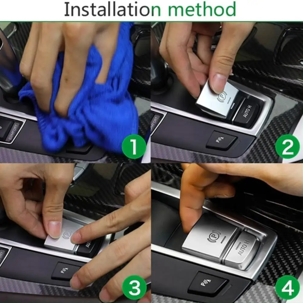 Electronic Handbrake Parking Switch AUTO H P Button X4 X3 X4 F15 F26 X5 F25 F10 For BMW Cover F16 F01 F07 X6 X2T7