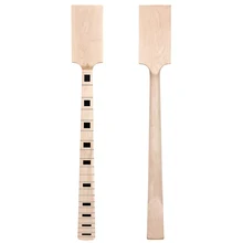 Kmise elétrica jazz baixo guitarra pescoço para 4 cordas jb diy inacabado canadá bordo osso porca 21 trastes parafuso na guitarra peças accessor(China)