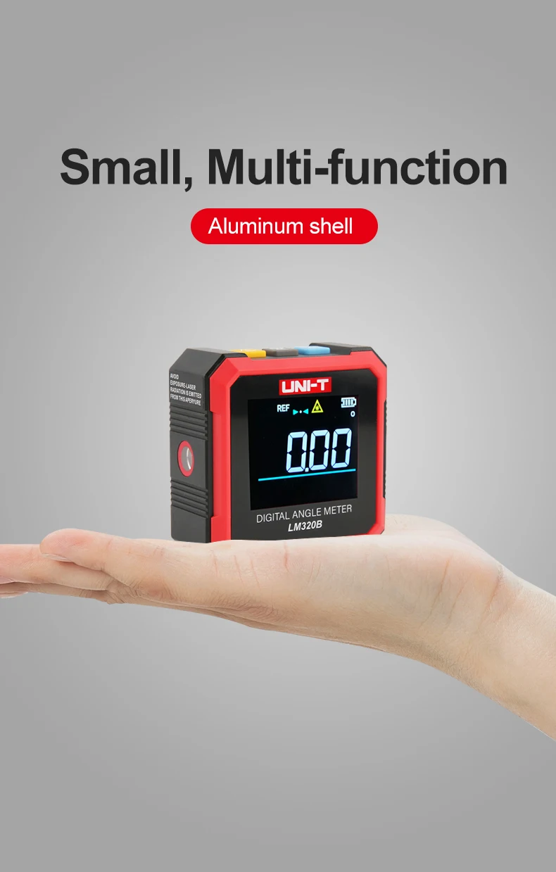 soft tape measure UNI-T LM320A LM320B Electronic Angle Meter Digital Protractor Magnetic Inclinometer Angle Tester Bevel Box Measuring Tools woodpecker edge ruler