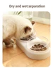 Pet Cat Bowl Automatic Feeder Dog Cat Food Bowl With Water Fountain Double Bowl Drinking Raised Stand Dish Bowls For Cats ► Photo 3/6