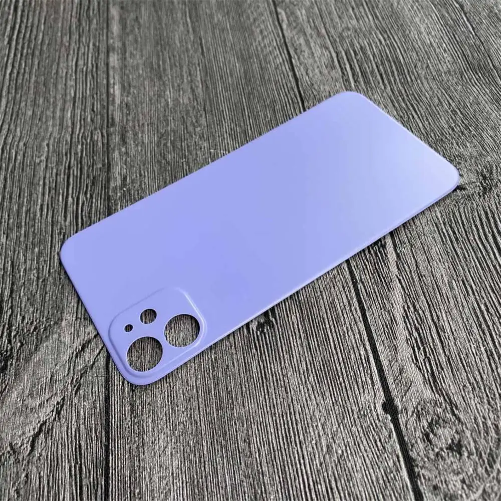 Новейшее Сменное стекло для iPhone X XS MAX XR to 11 Pro 11 PRO MAX с камерой наклейка на рассеиватель Модифицированная задняя крышка для камеры - Цвет: Purple