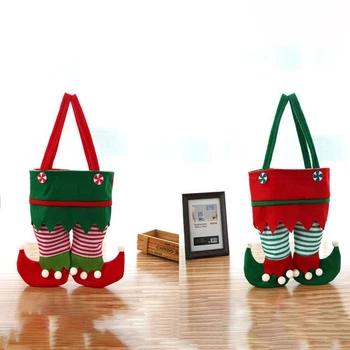 

Christmas Elf Candy Bags Handbags Storage Treat Pocket Candy Bottle Gifts Bags