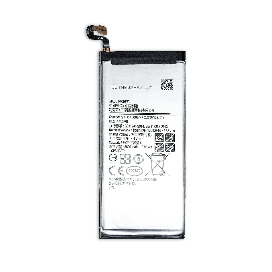 Батарея EB BG935ABE для samsung Galaxy S7 Edge G9350 G935D SM G935F 3600 мАч емкость батарея|Аккумуляторы