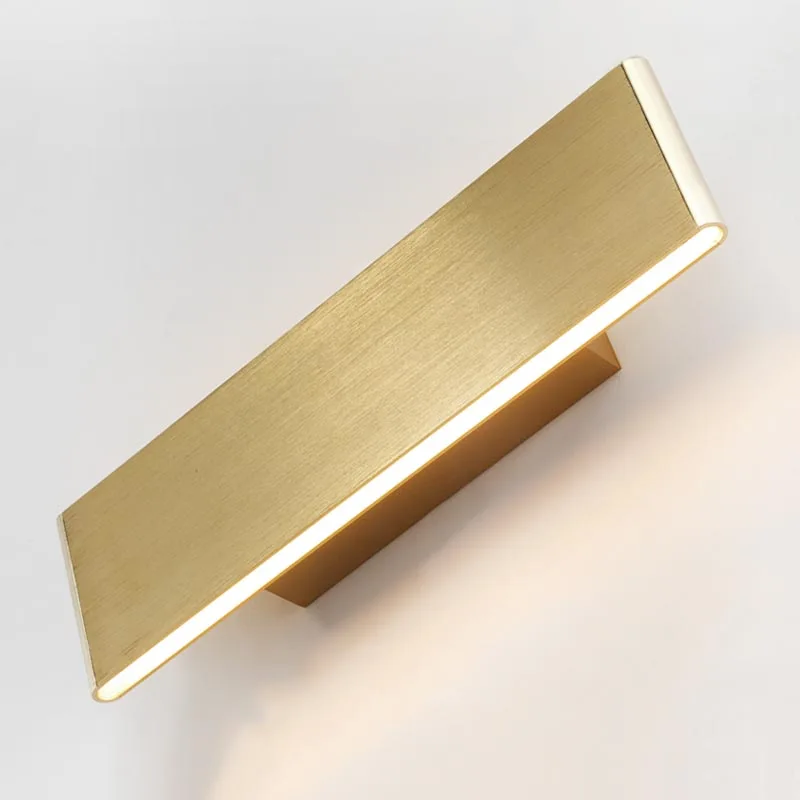 Светодиодная настенная лампа в скандинавском стиле алюминиевый/акриловый