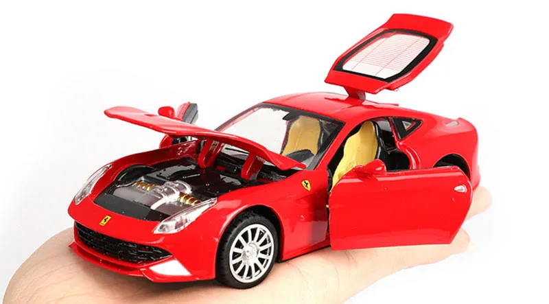 1/32 сплав спортивных автомобилей модель игрушечного автомобиля металлическая модель эвакуатора литье звукового света игрушки автомобиль для мальчиков и девочек коллекция