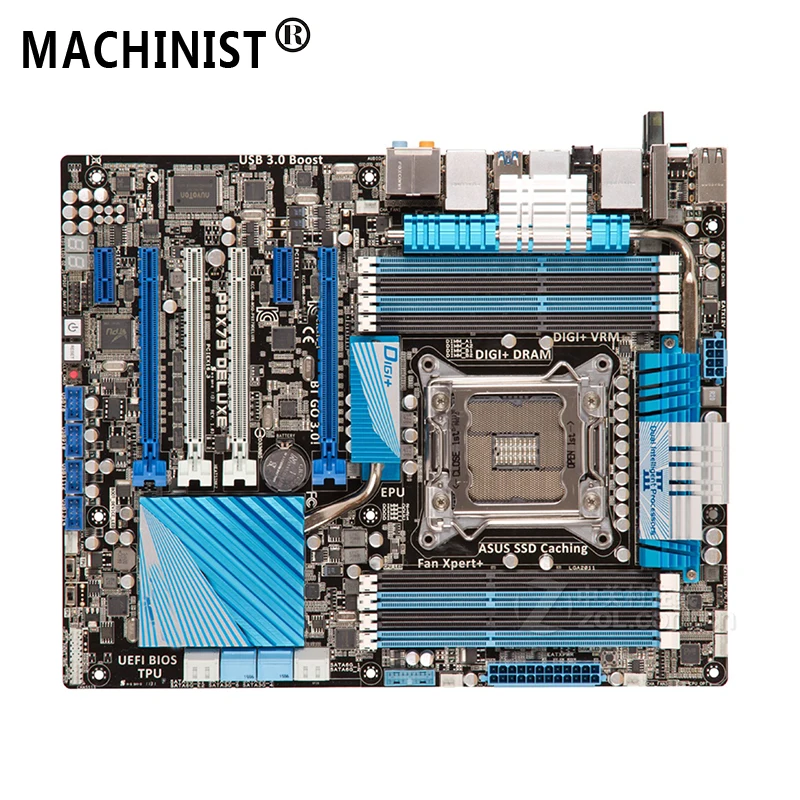 

For ASUS P9X79 Deluxe Desktop motherboard MB Intel X79 LGA 2011 ATX DDR3 64GB SATA3.0 USB3.0 100% fully Tested