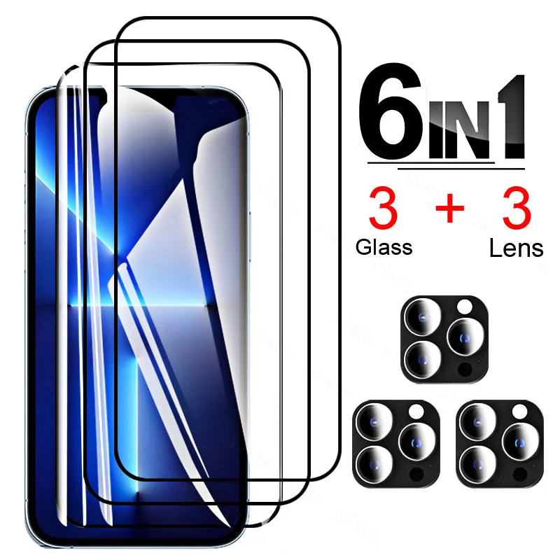 Protective Tempered Glass For Iphone 13 Pro Max 12 Mini 11 Pro X Xr Xs