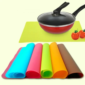

Silicone Non-Stick Pot Mat Waterproof Non-Slip Table Mat Kitchen Pastry Baking Tray Mat Oven Insulation Mat