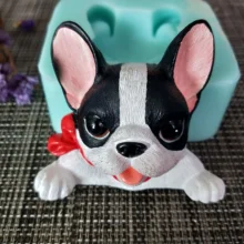 PRZY силиконовая 3D милая форма для собак ручной работы Мыло Свеча для украшения торта силиконовые формы ручной работы животная форма