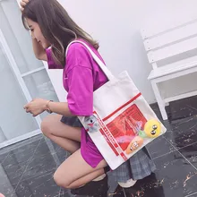 Настраиваемые, с логотипом корейский стиль холст ретикулы Женская сумочка на ремне в настоящее время доступна реклама магазин