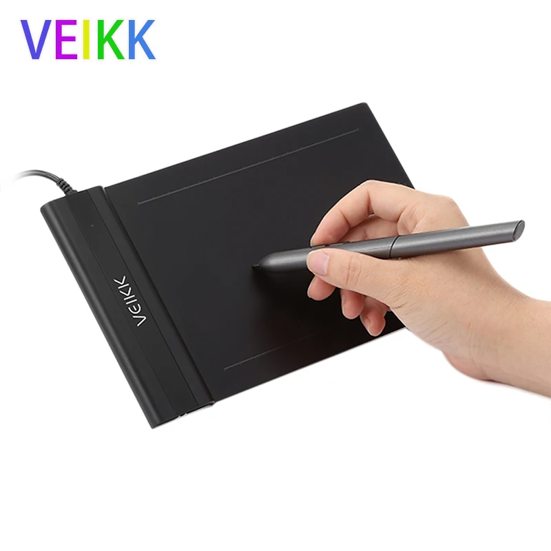 VEIKK S640 графический планшет для рисования 230RPS 6x4 нет необходимости заряжать ручка