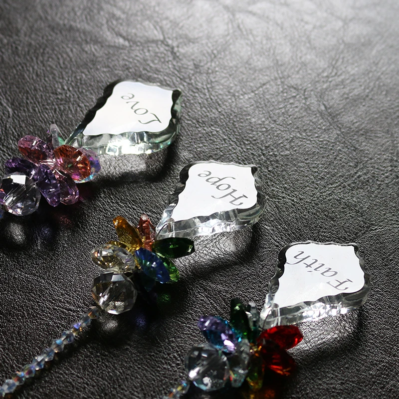 H&D Pack of 3 Chakra Crystal Angel Suncatcher With Clear Baroque Maple Leaf Prisms Rainbow Maker Window Hanging Collection Gift