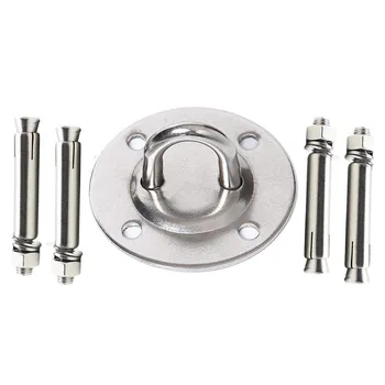 

Ceiling Mount Anchor Stainless Steel Fixed Buckle Hammock Hanging Plate for Swing Strength Training SNO88