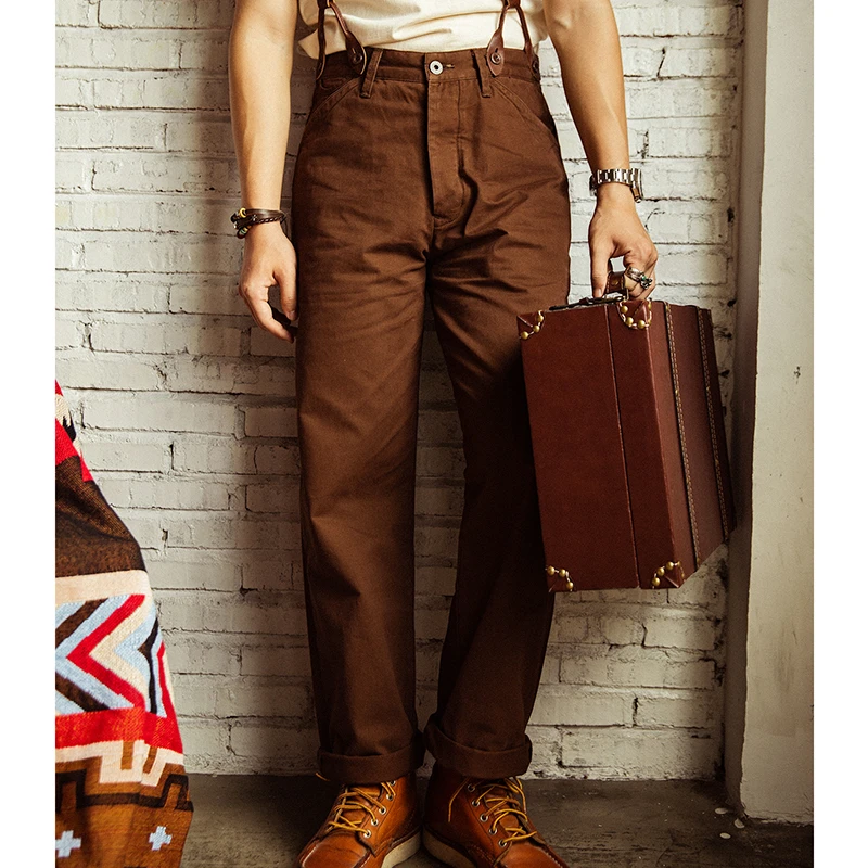 Pantalones rojos Tornado Retro informales chinos Vintage para hombre, pantalones pierna recta de alto|Pantalones informales| - AliExpress