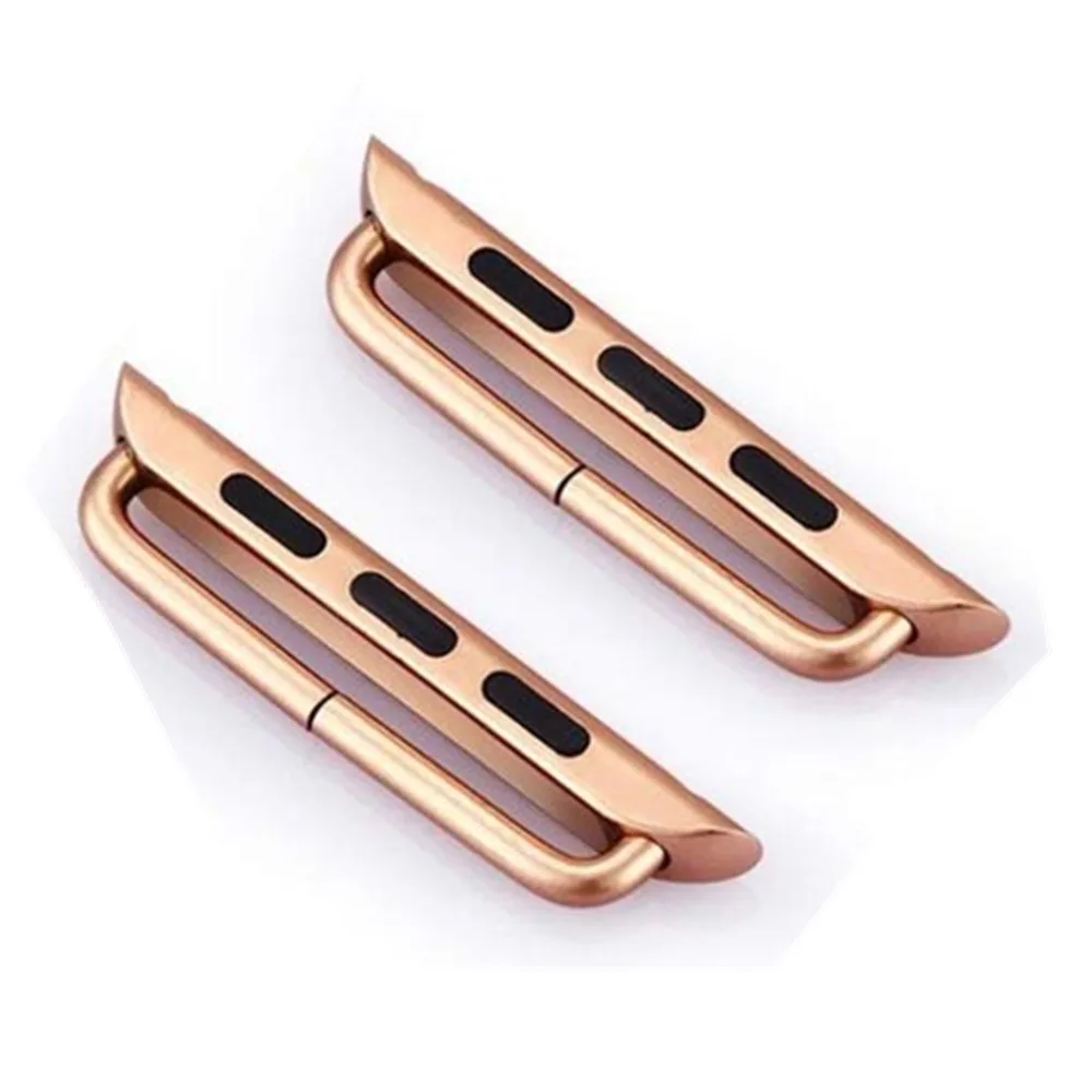 

Adapter Connector For Apple Watch Band Apple Watch 4 3 5 44mm/40mm iWatch 42mm/38mm Stainless Steel Clasp Adaptor Connector