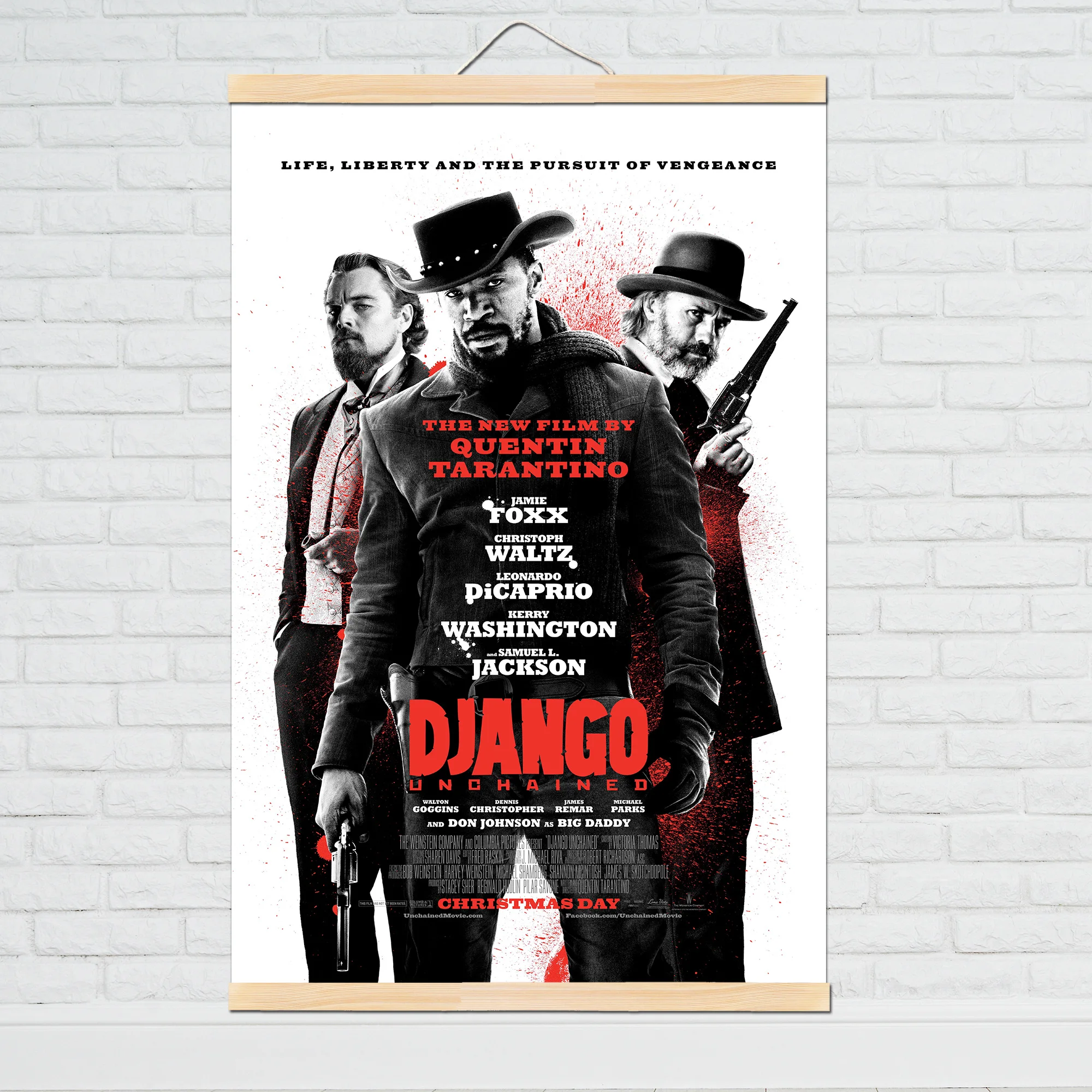 Классический парусиновый постер из фильма Django Unchained Ретро художественные принты