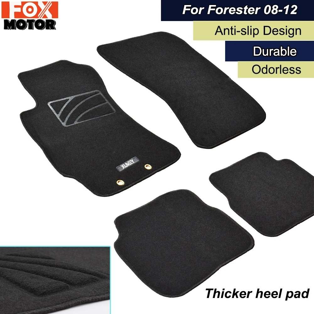 Car Floor Mat For Subaru Forester 2009 2010 2011 2012 Lhd Antislip Front Rear Liner Custom Fit