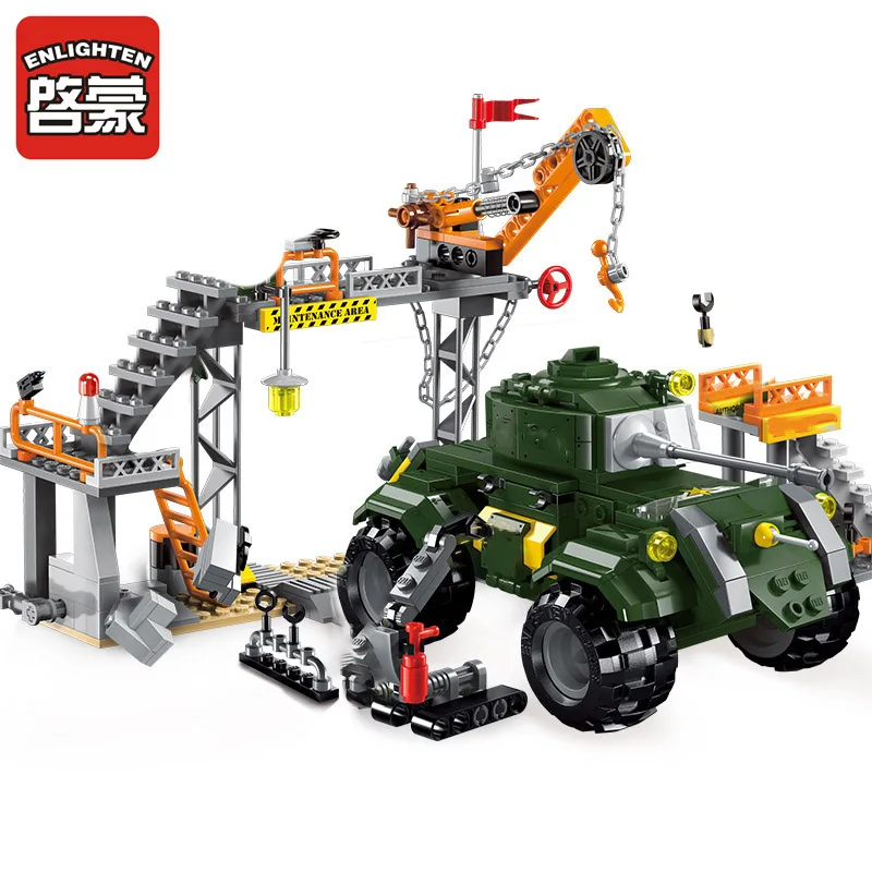 Военная WW2 немецкая база наборы автомобилей Танк самолеты автомобиль грузовик