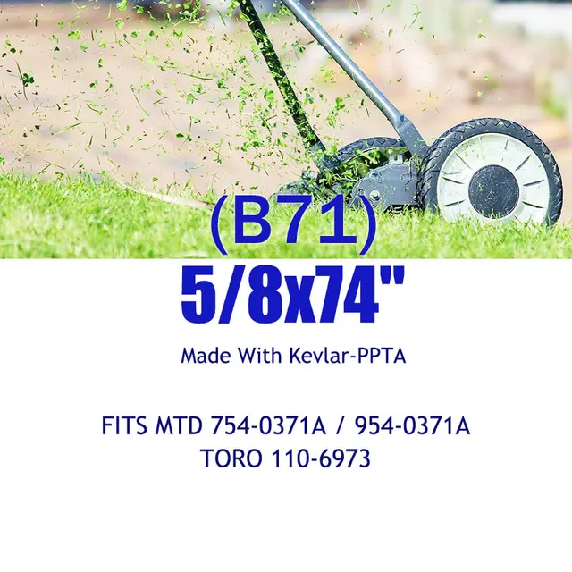 Cinghia Kevlar Per Tosaerba MTD E Toro - 1/2x117" Resistente Ad Alta Temperatura