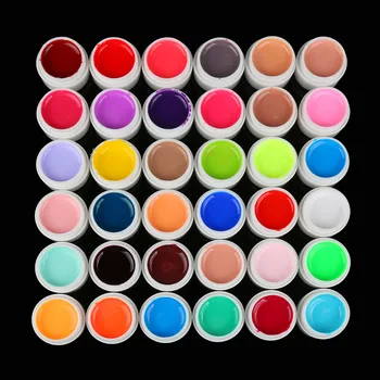 

Nail polish nagellak 36 Pure Color Extension Nail Art UV Gel Builder Tips Glue Manicure vernis semi permanant uv#wholesale