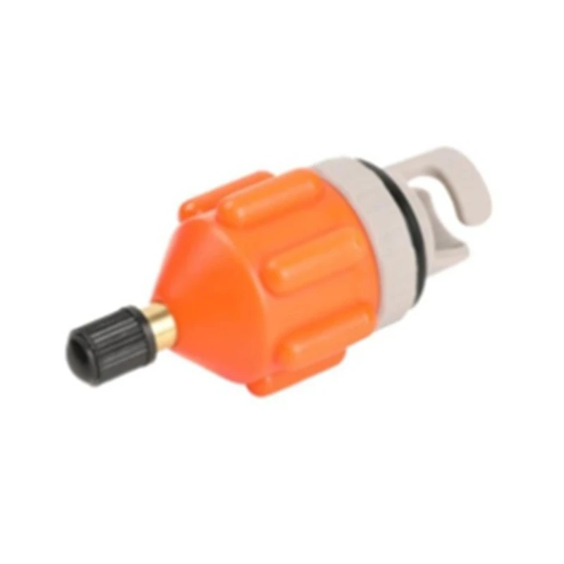 

2Pcs Inflatable Boat Pump Adapter Inflating Boat Valve Adapter Air Valve Adapter for Inflating Boat Outdoor Orange