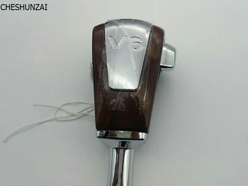

CHESHUNZAI gear knob Cherry Wood Automatic Gear Shift Knob Shifting Handball for VW Passat B5 V6 3BD 713 139