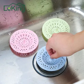 

Anti Clogging Silicone Drain Pool Sink Sewer Debris Filter Net Kitchen Bathroom Shower Drain Hair Catcher filtre lavabo