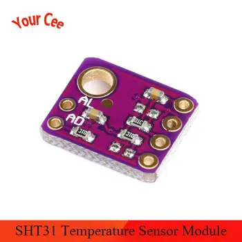 

5 pcs SHT31 Digital Temperature and Humidity Sensor Module SHT31-D I2C Interface Environmental Detection Smart Home