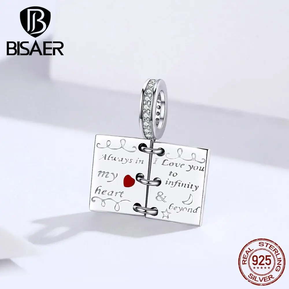 Bisaer 925 Серебряная серия Dream Life теплая Домашняя любовная надпись Famlily ветряная мельница Радужная бейсболка Подвески Бусины DIY ювелирные изделия