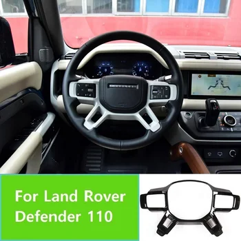 

NEW!!! Black ABS For Land Rover Defender 110 2020 Car Inner Car Steering Wheel Trim Car Accessory