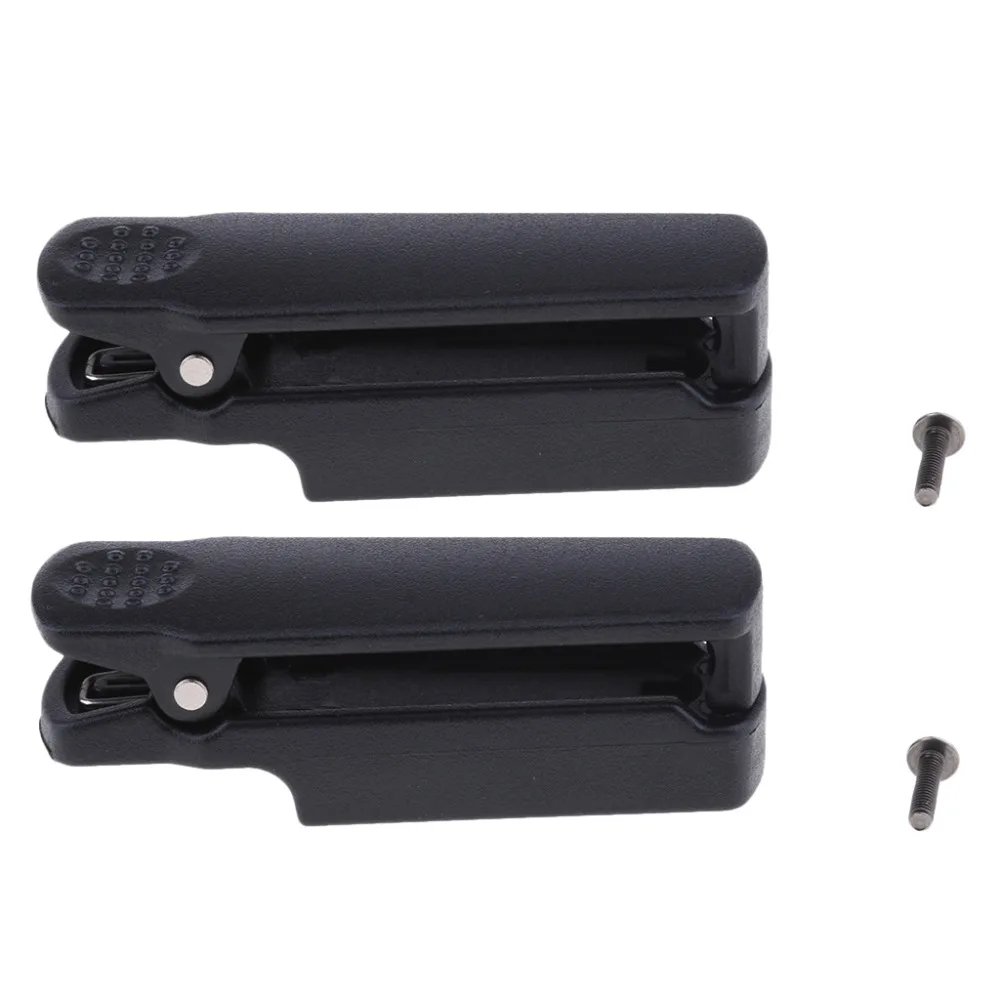 2x Belt Clip for BaoFeng BF-A58 BF-9700 Portable 2 Two-way Radio Walkie Talkie Walkie Replacement Belt Clip 2 Pieces