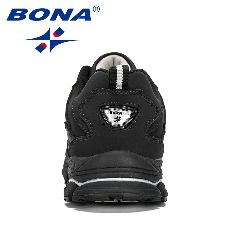 BONA/Новинка года; Дизайнерские мужские кроссовки из яловичного спилка; zapatillas hombre Deportiva; высококачественные мужские кроссовки для тренировок; мужская обувь