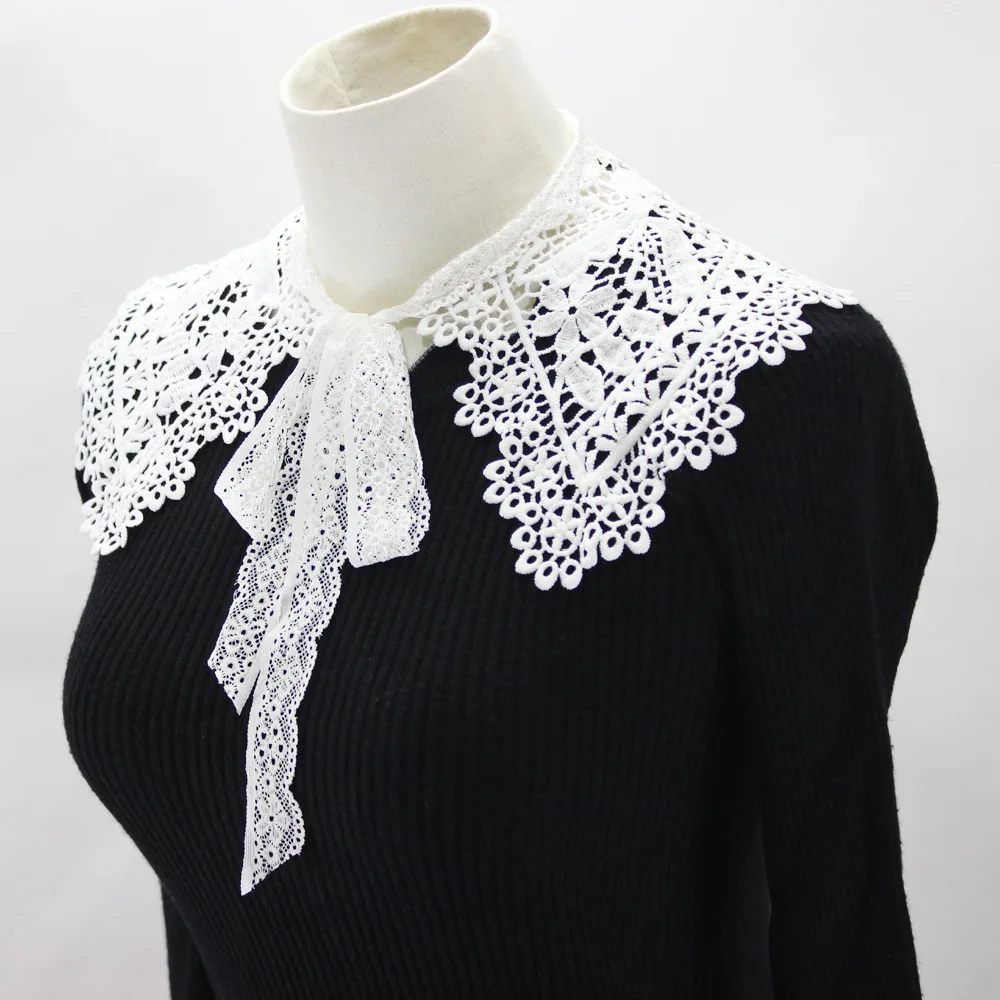 

Dickie Out Hollow Hollow Out Shawl Dress Decoration Detachable Fake Collar For Women