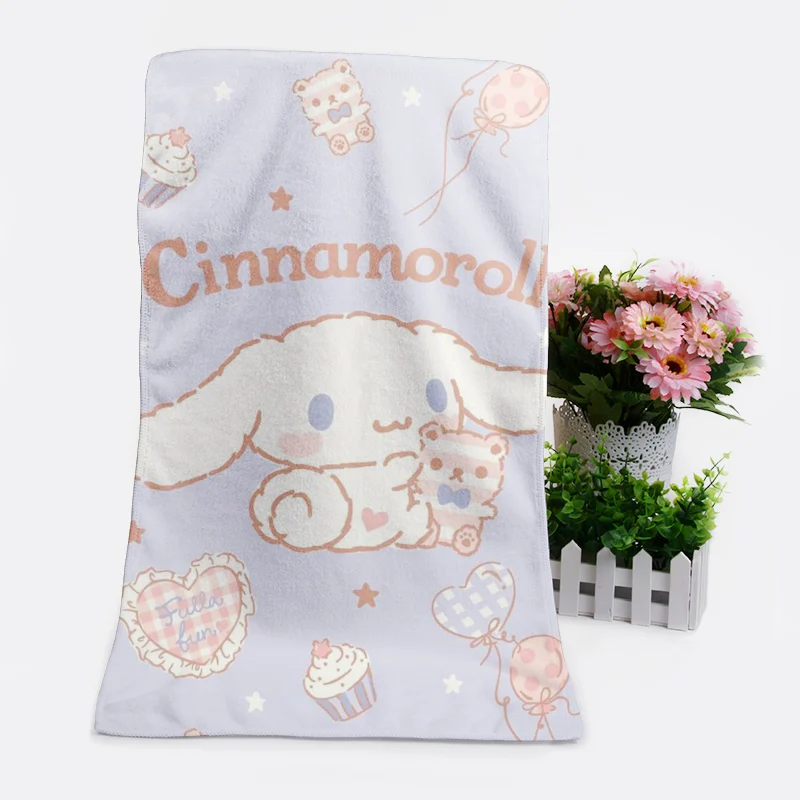 IVYYE 1 шт. Cinnamoroll Модные индивидуальные аниме банное полотенце s платок мягкое полотенце для лица мультфильм мочалка унисекс Новинка