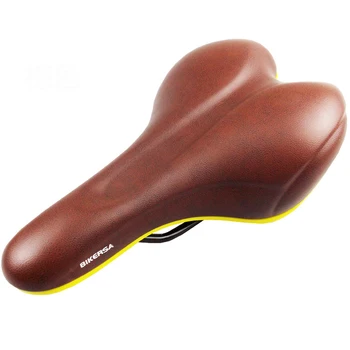 

GEL Shock Absorbing Bicycle Saddle PVC Fabric Soft Thicken Widen MTB Bike Saddles Soft Comfortable Cycling Road Mountain Seat