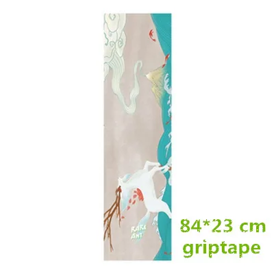 griptape84x23cm 84 мм скейтборд ручка лента Песочная бумага Размер 84x23 см - Цвет: griptape84x23cm