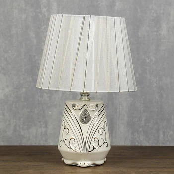 

Table lamp "Gold patterns" 1x40W E14 gold-white 20x20x30.5 cm. 4134557
