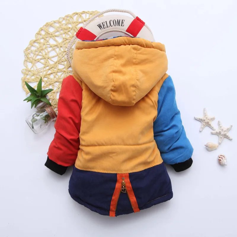 Куртка для маленьких девочек Новинка 2019 г. Осенне-зимняя куртка для мальчиков, Детская куртка Детская шерстяная теплая ветровка с