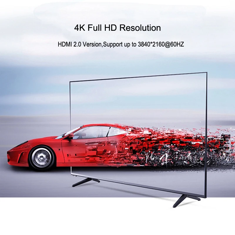 HDMI 2,0 2x4 сплиттер переключателя 3D 4K HDMI сплиттер переключателя SPDIF аудио поддержка 4 K/60Hz может уменьшить выход для 4K 1080P ПК к телевизору